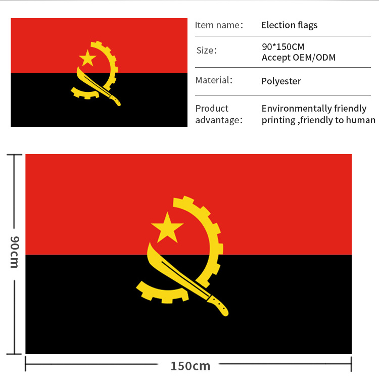 Angola election Flag-detail 02