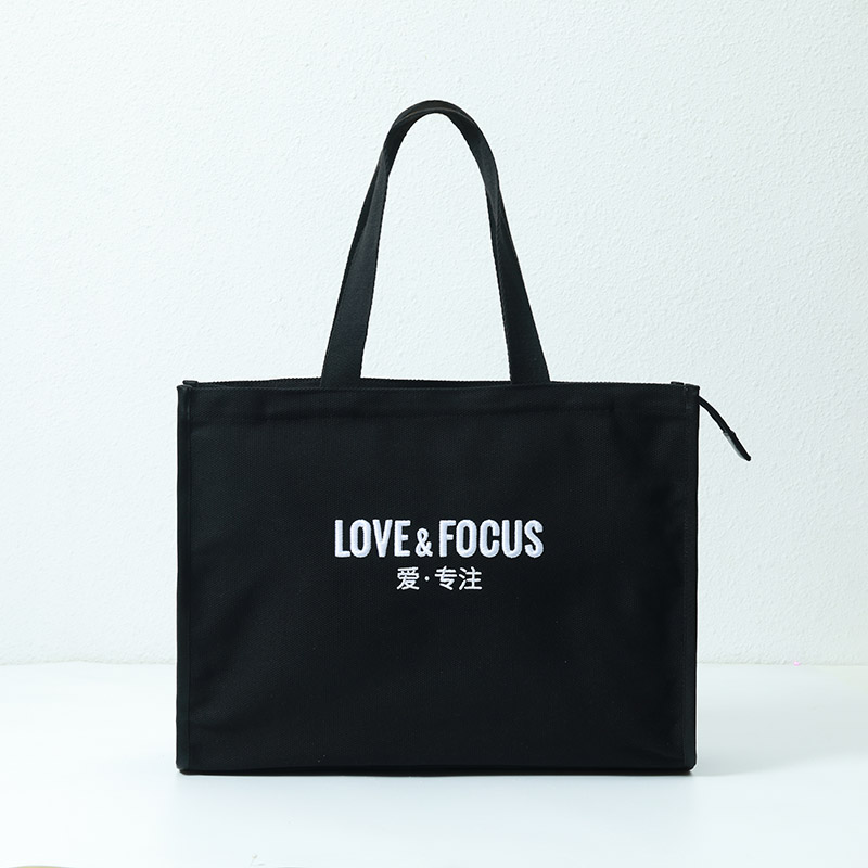 Canvas bag-LOVE&FOCUS-Black (1).JPG 