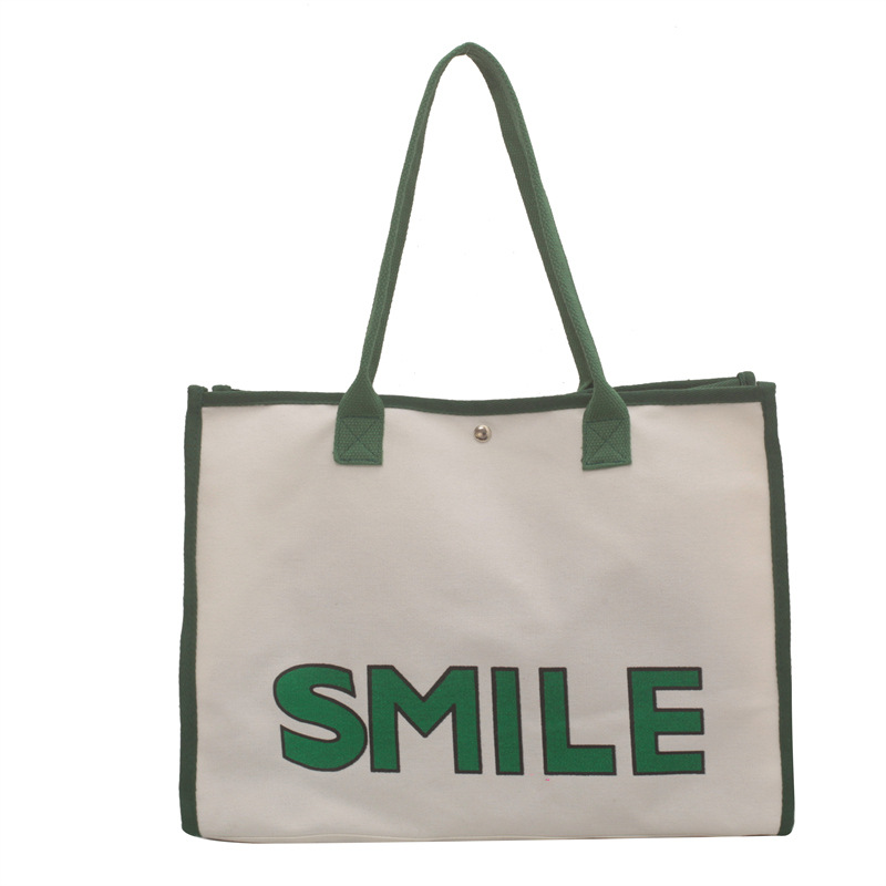 Large Cotton Canvas Tote Bag Recycle Shopping Bag Manufacturer