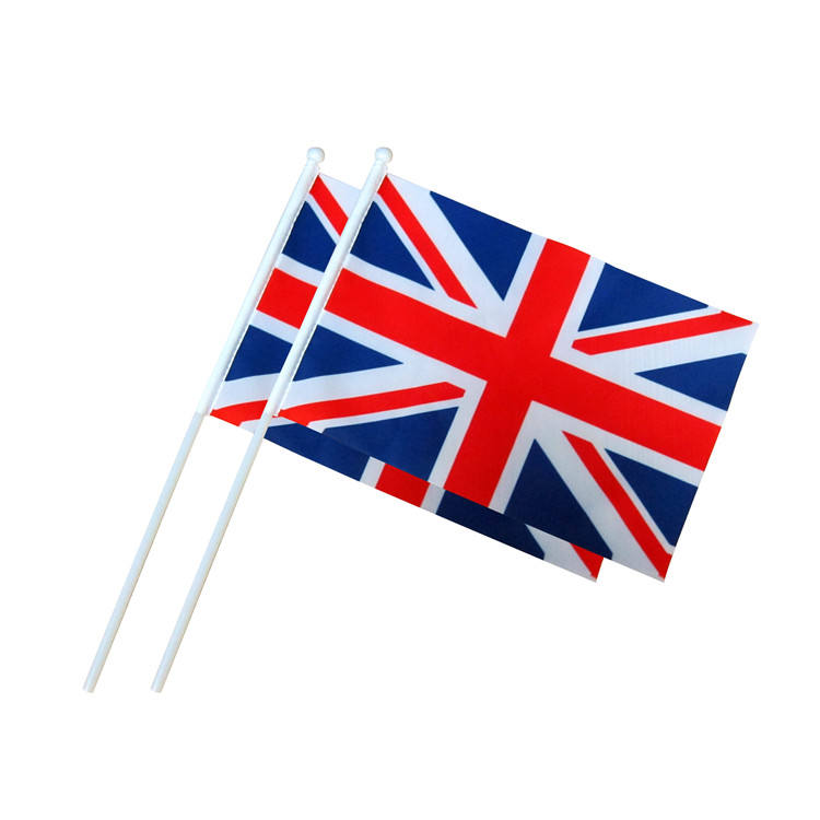 The Union Jack; The British waved the flag