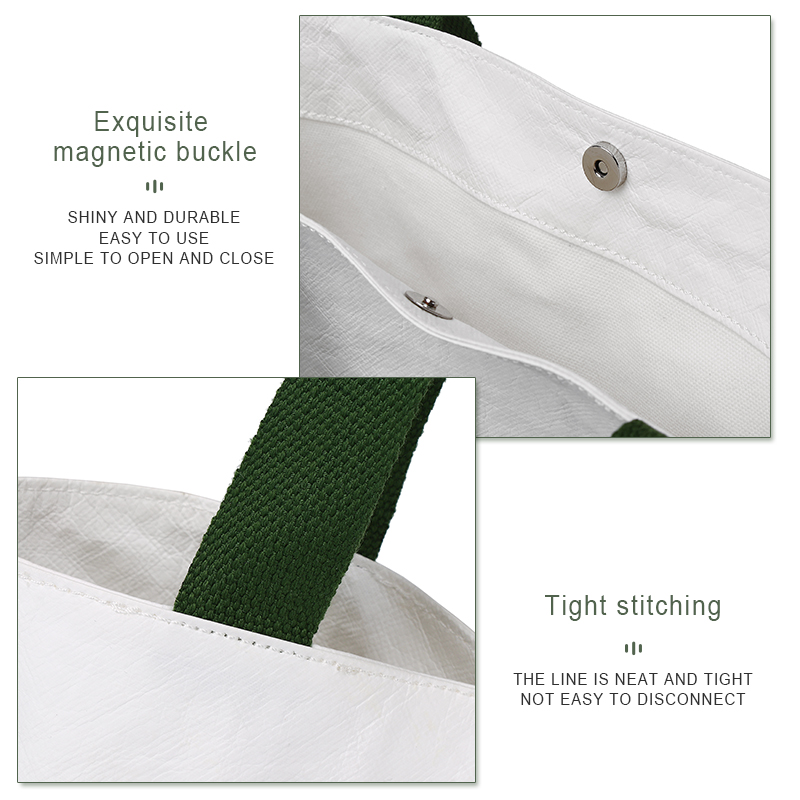 Custom Large Capacity Tyvek Tote Bag