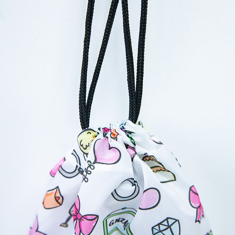 Creative Custom Environmental Polyester Drawstring Storage Bag