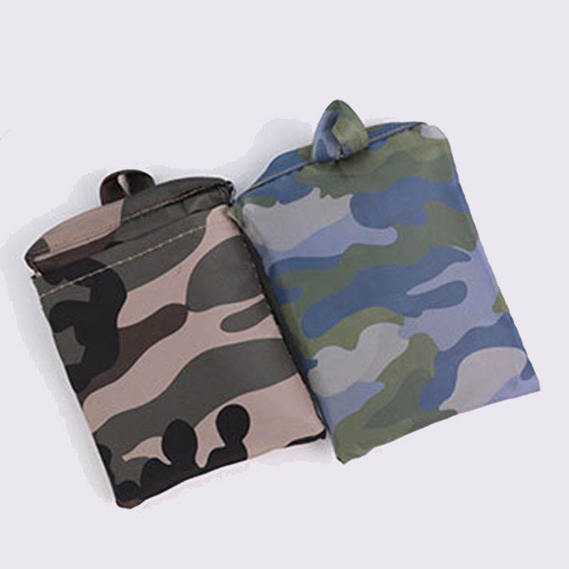 Custom Eco-Friendly Waterproof Polyester Reusable Folding Shopping Bag