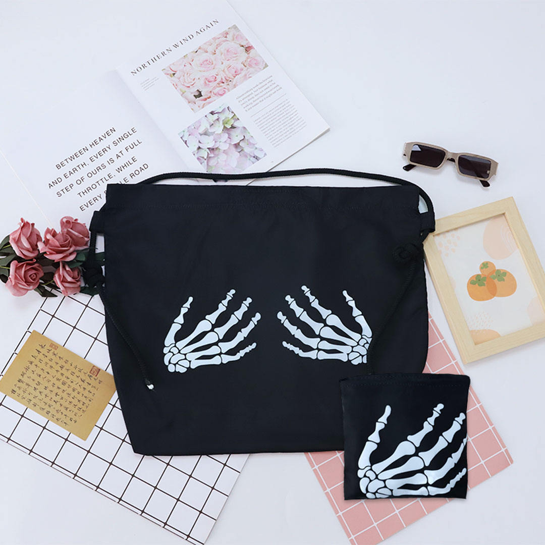 Custom Logo Design Eco-friendly Waterproof Polyester Shopping Bag