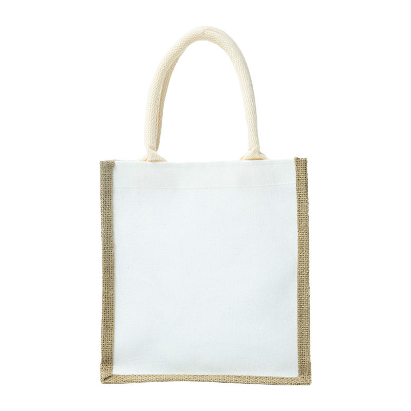 Wholesale Custom Logo Jute Canvas Tote Bag For Food