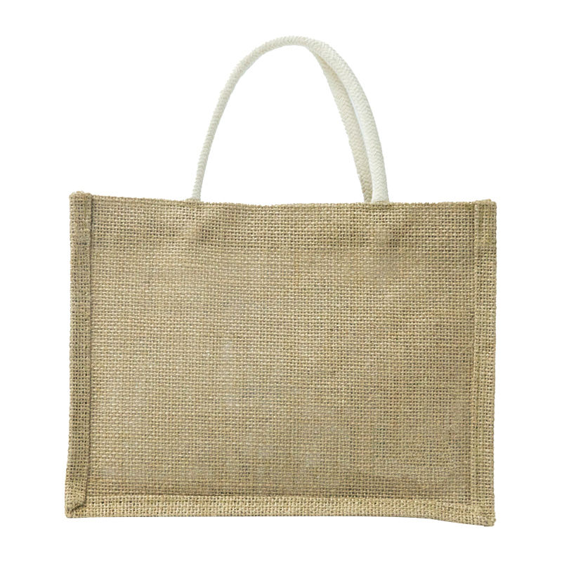 Wholesale Custom Logo Jute Canvas Tote Bag For Food