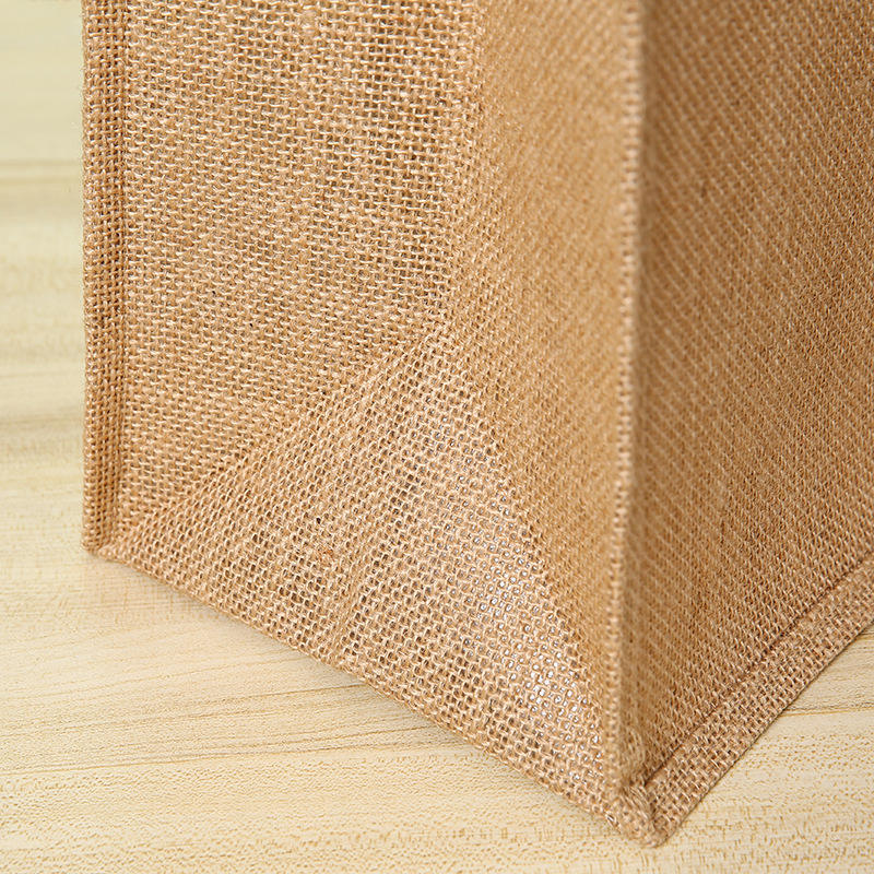 Reusable Advertising Promotional Jute Tote Shopping Bags Wholesale