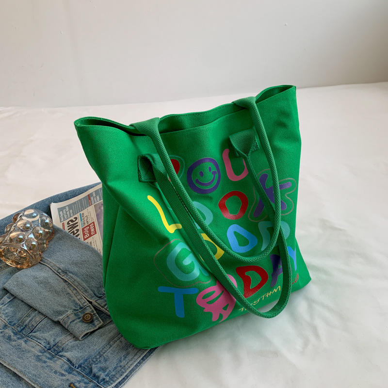 Personalized Reusable Custom Cotton Canvas Tote Bag For Shopping