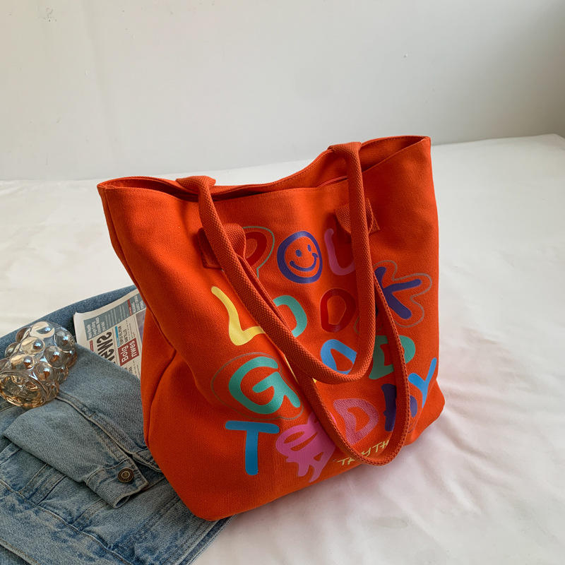 Personalized Reusable Custom Cotton Canvas Tote Bag For Shopping