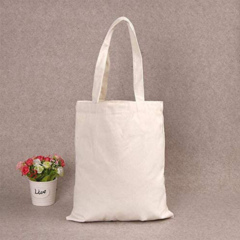 Sublimation Process Blank Canvas Tote Bag For Shopping Wholesale