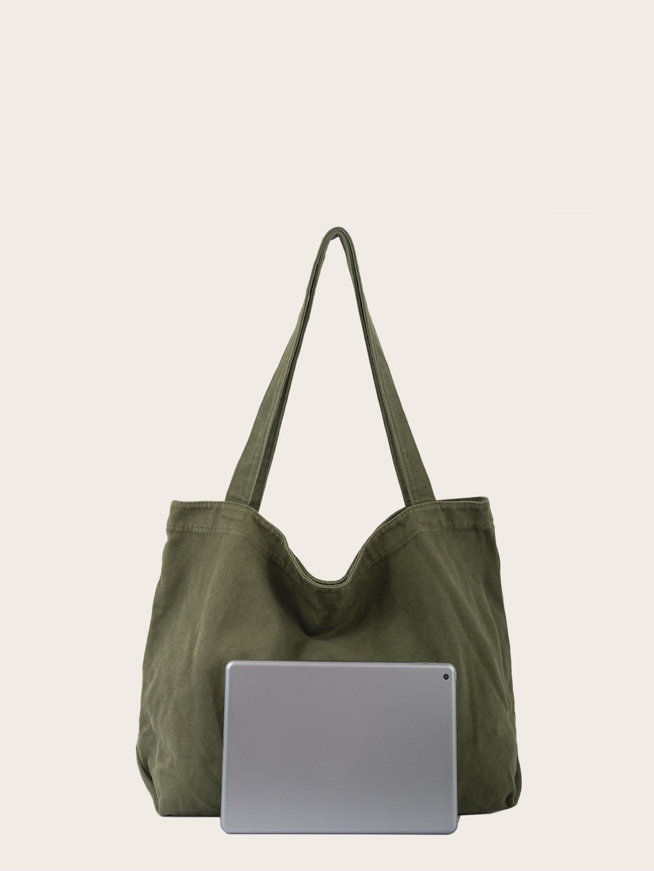 Wholesale Custom Logo Waterproof Canvas Bag Simple Leisure Shopping Bag