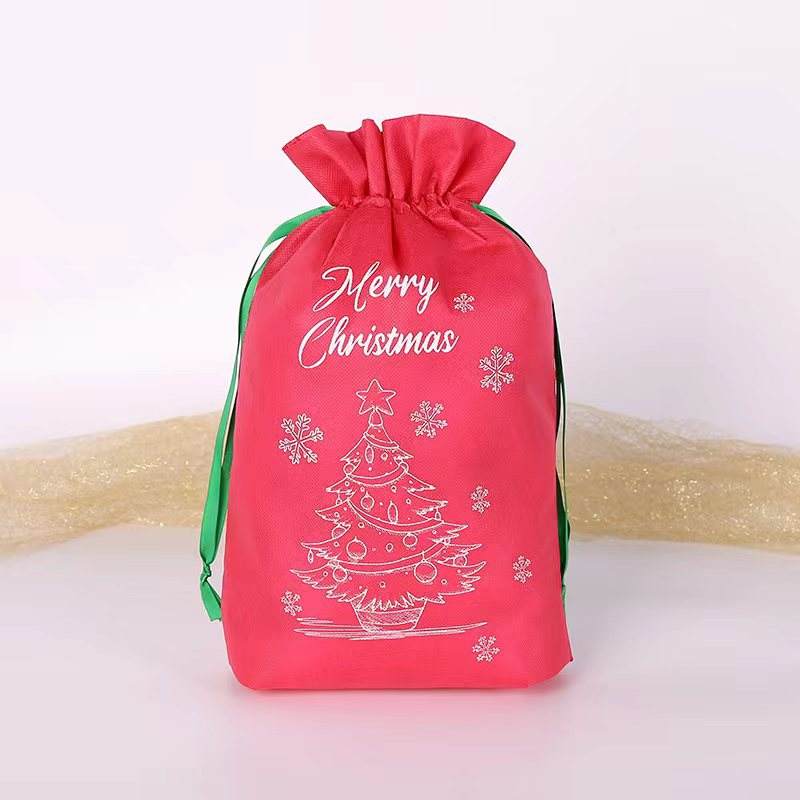 Custom Canvas Drawstring Bag Small Promotion Drawstring Gift Bag