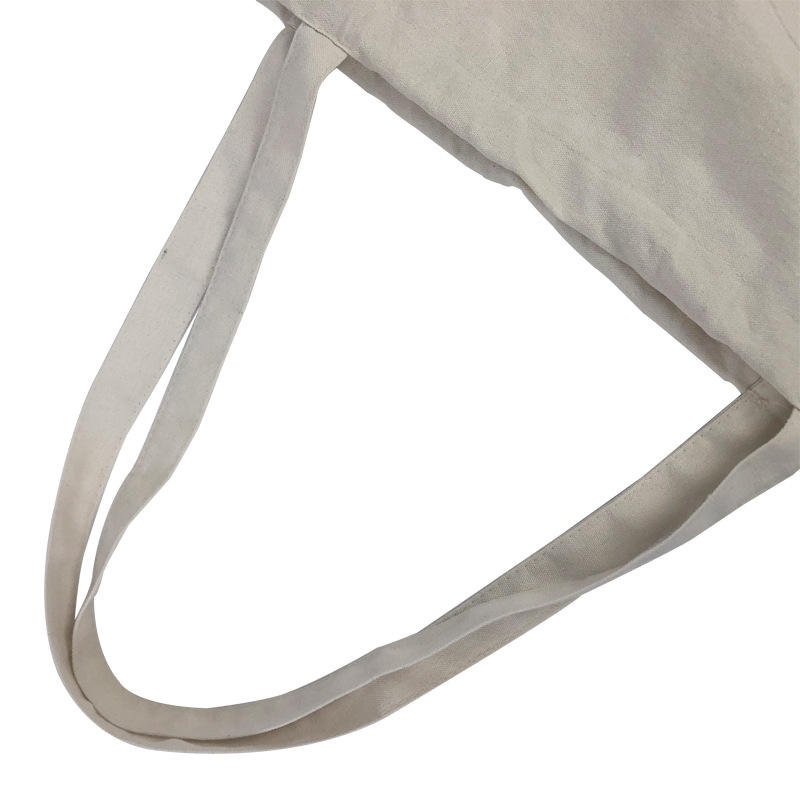 Simple Casual Cotton Bag Large Custom Logo Drawstring Bag