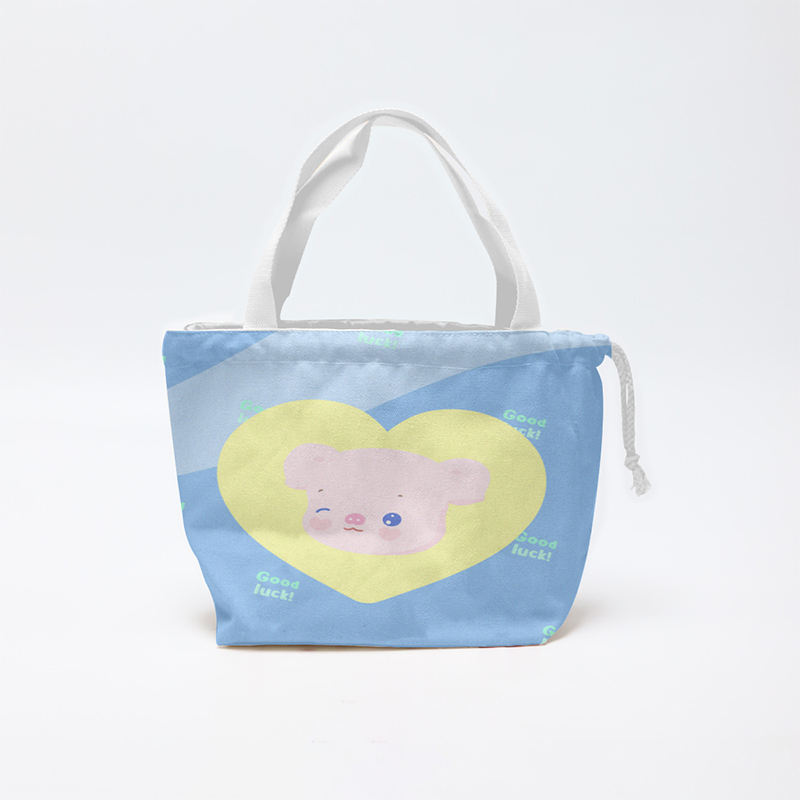 Large Bag Logo White Cotton Drawstring Bag Eco Drawstring Bag