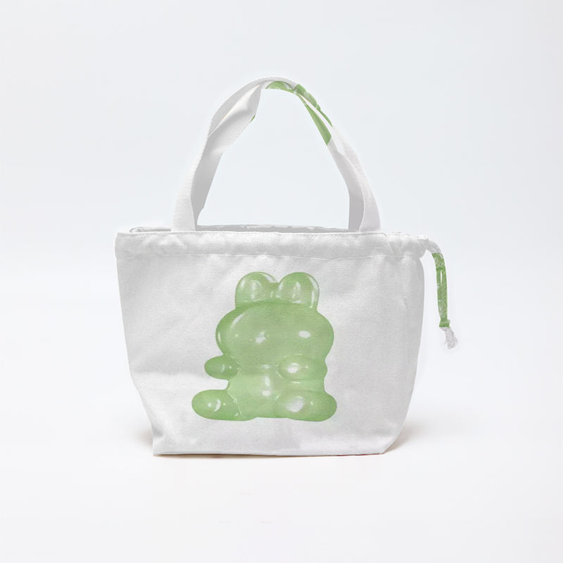 Large Bag Logo White Cotton Drawstring Bag Eco Drawstring Bag