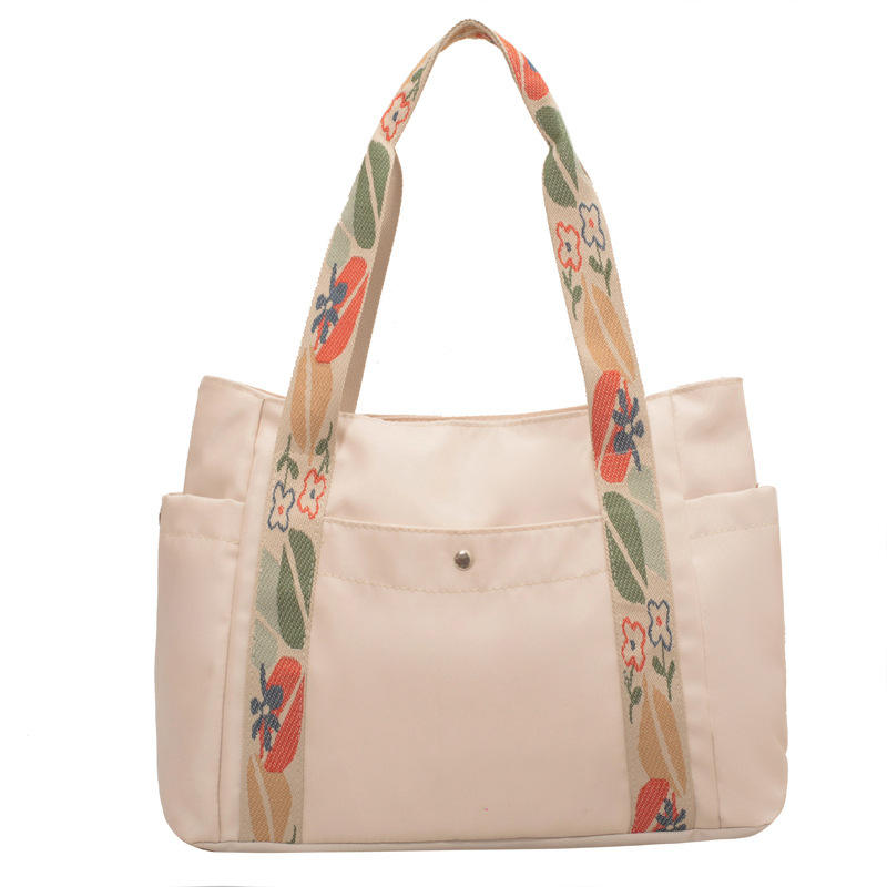 Large Cotton Canvas Tote Shopping Bag With Custom Logo1
