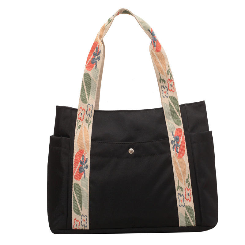 Large Cotton Canvas Tote Shopping Bag With Custom Logo1