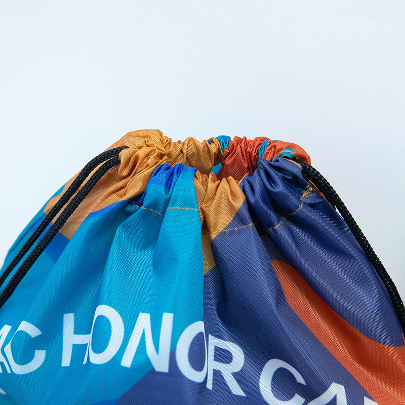 Creative Custom Eco-Friendly Reusable Polyester Drawstring Bags