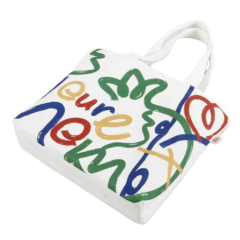 Promotional Everything Beach Canvas Cotton Bag Pocket Tote Bag