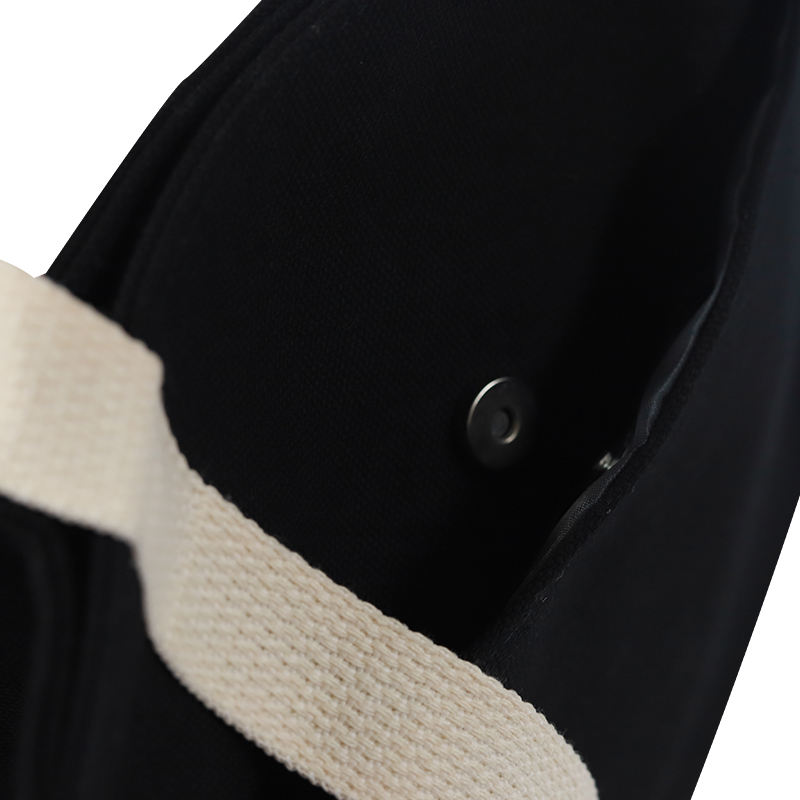 Wholesale Green Recycling Black Canvas Bag Handbags, Suitable For Daily Life