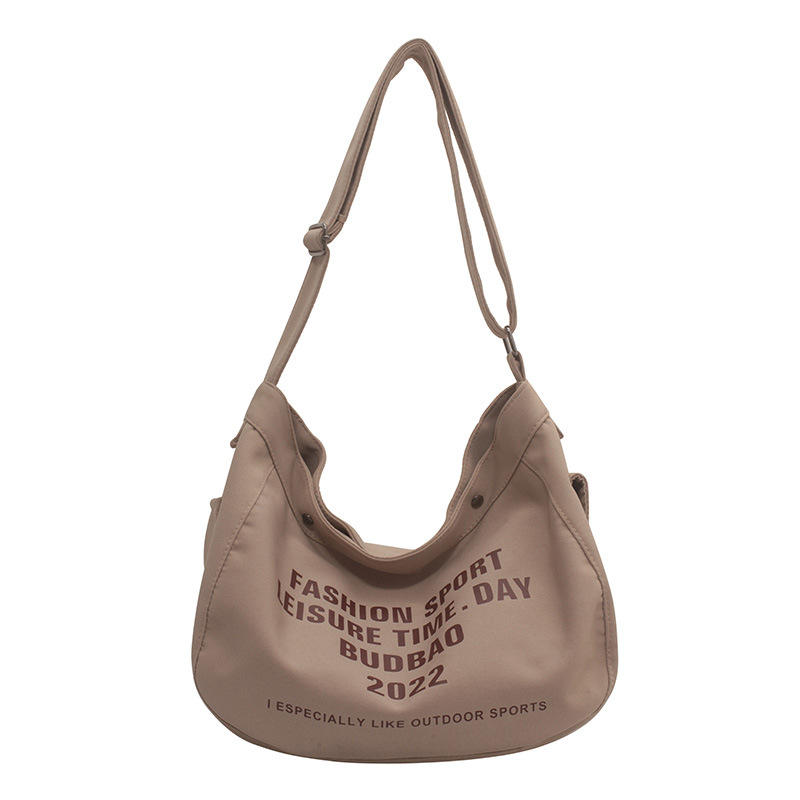 Manufacturers Custom Large Capacity Canvas Bag Fashion Single Shoulder Crossbody Bag