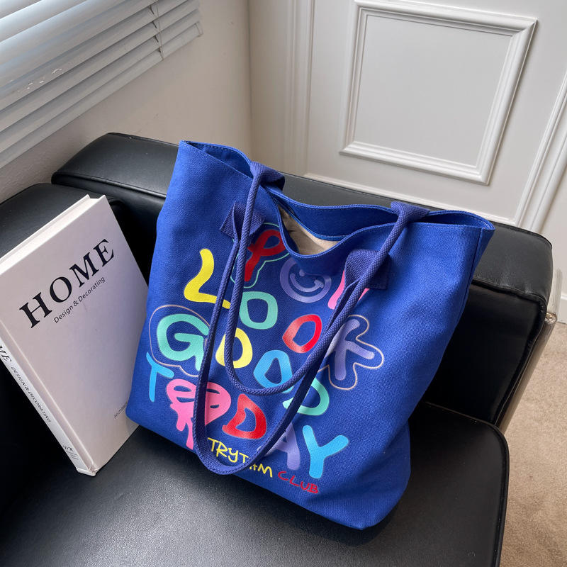 Personalized Reusable Custom Cotton Canvas Tote Bag For Shopping