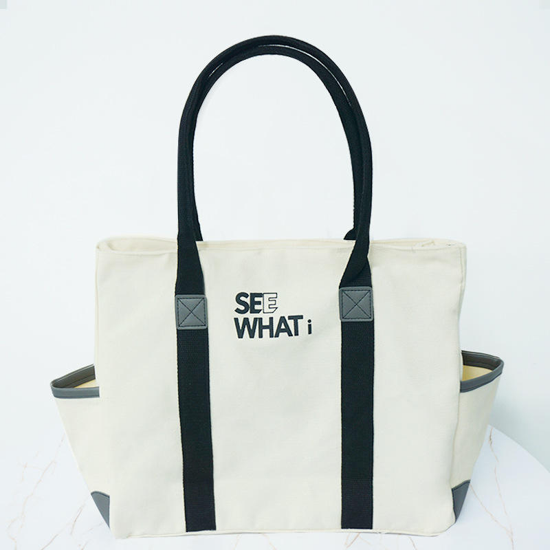 Extra Large Cotton Canvas Tote Bag Canvas Grocery Bag For Shopping