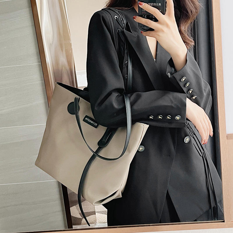 Large Capacity Custom Waterproof Nylon Foldable Reusable Shopping Bag