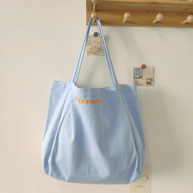 Fashion Canvas Shopping Bag Recycled Cotton Tote Bags