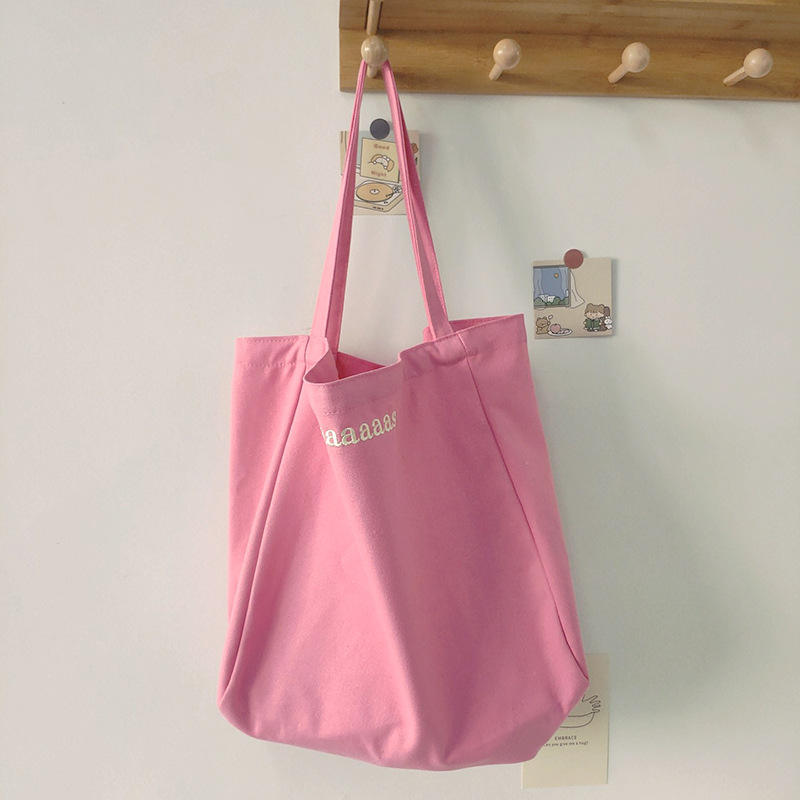 Fashion Canvas Shopping Bag Recycled Cotton Tote Bags