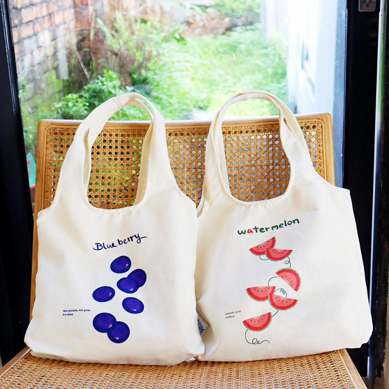 Big Design Reusable Custom Cotton Canvas Tote Bags With Custom Printed Logo