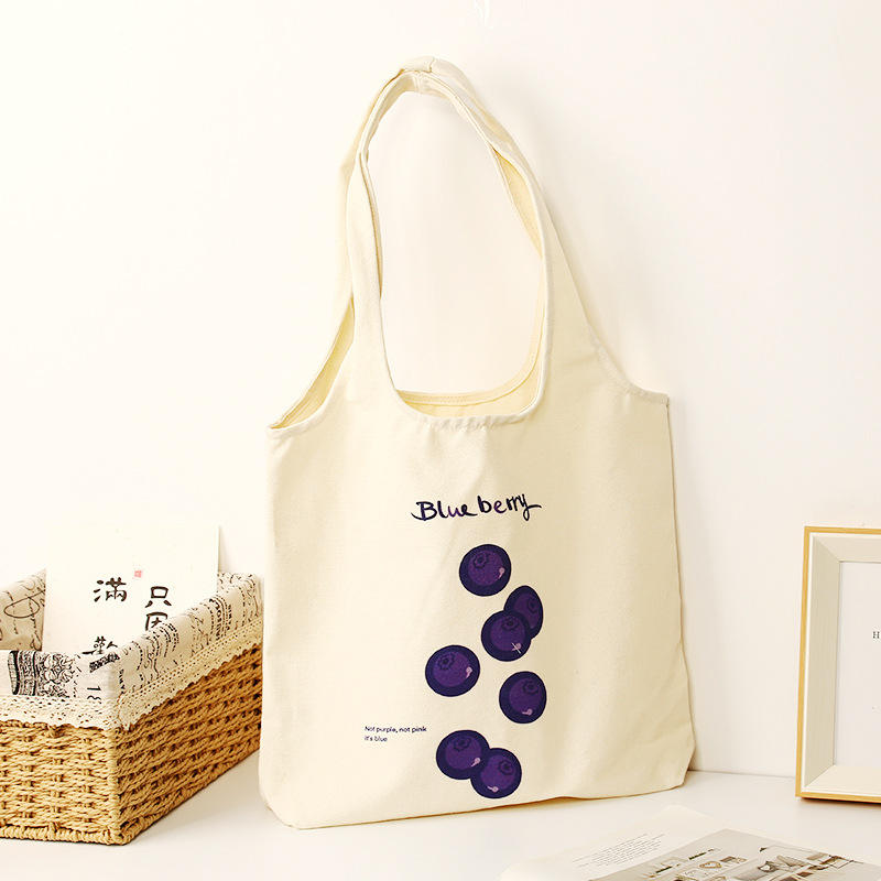 Big Design Reusable Custom Cotton Canvas Tote Bags With Custom Printed Logo