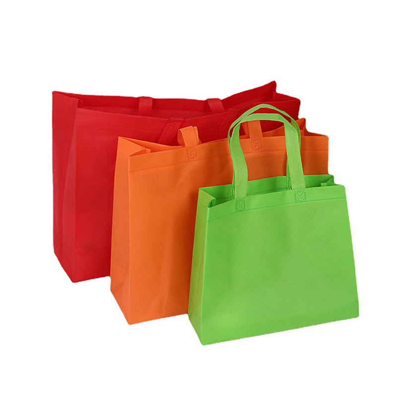 Simple Non-woven Shopping Bag Canvas Color Bag Printing Logo Suitable For Advertising Printing