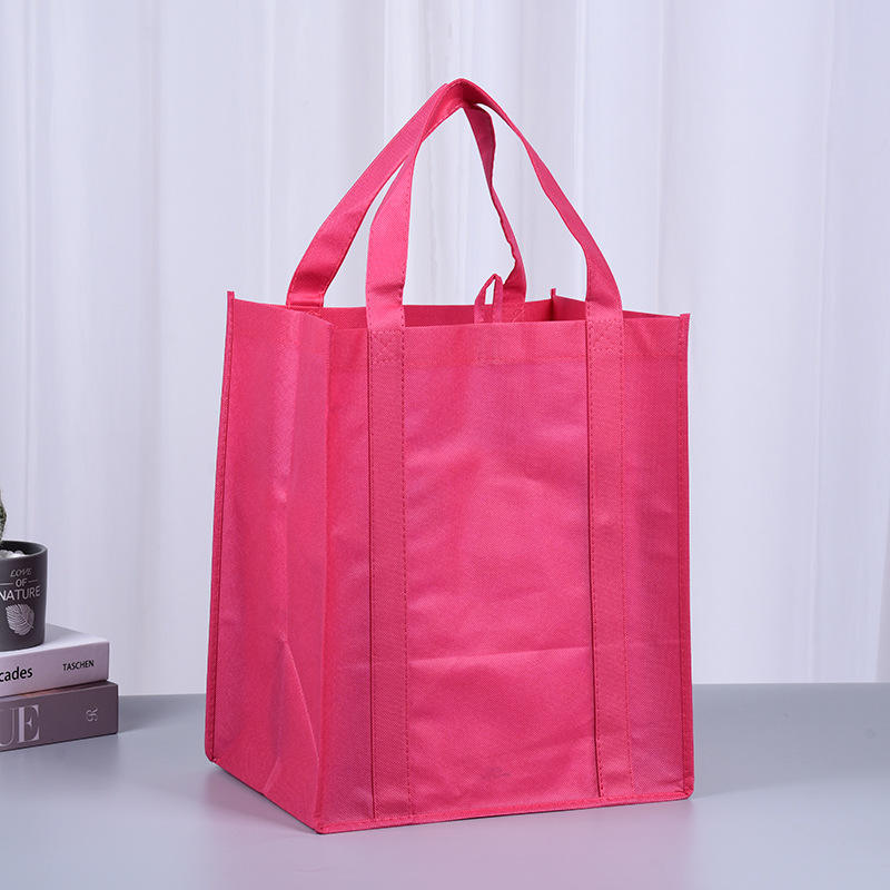 Manufacturers Customized Blank Handheld Non Woven Shopping Bag Suitable For Advertising