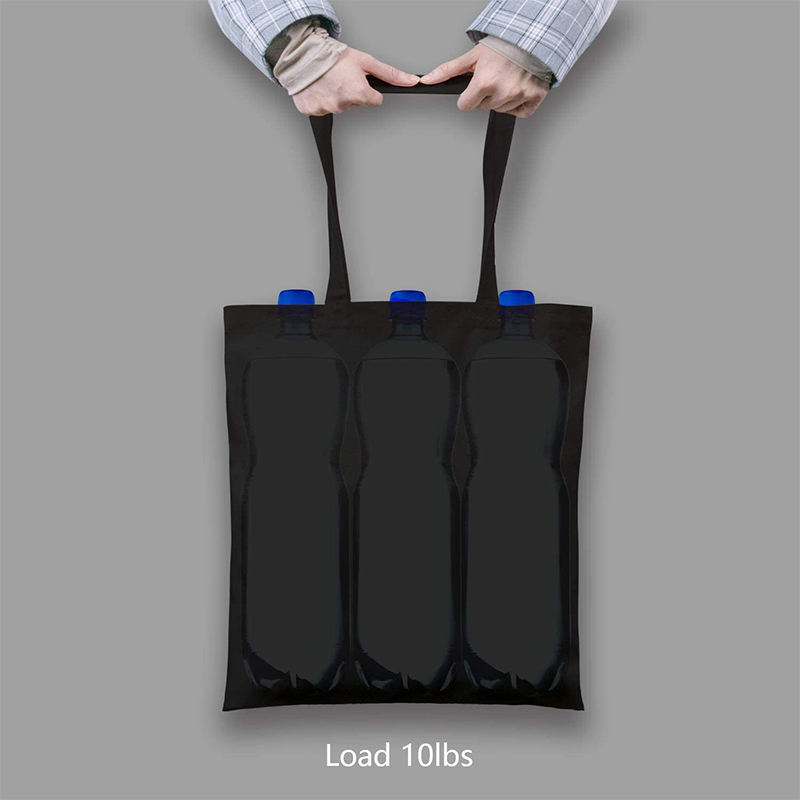 Simple Leisure Cotton Canvas Bag Environmental Protection Recycling Shopping Bag, Suitable For Advertising Promotion