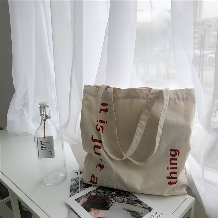 Customizable Cotton Grocery Tote Bag Eco Friendly