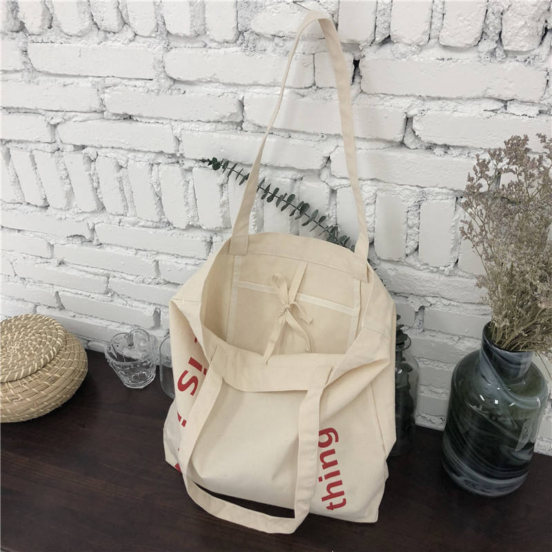 Customizable Cotton Grocery Tote Bag Eco Friendly