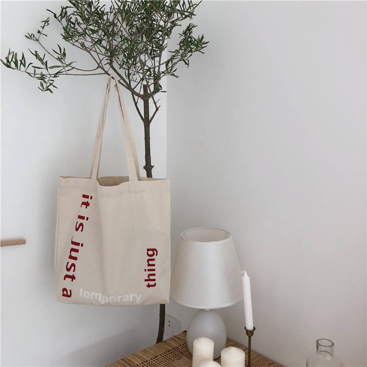 Customizable Cotton Grocery Tote Bag Eco Friendly