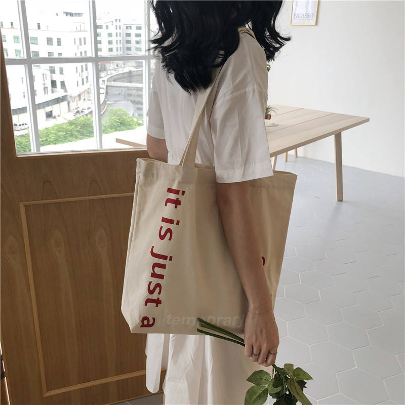 Customizable Cotton Grocery Tote Bag Eco Friendly