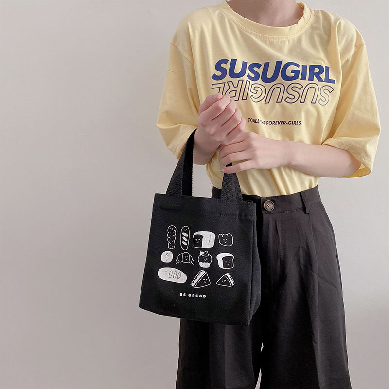 Wholesale Custom Canvas Lunch Bags Cute Printed Lunch Bags For Adults,Kids
