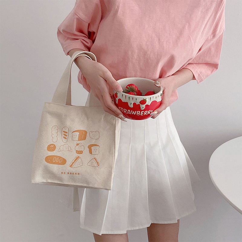 Wholesale Custom Canvas Lunch Bags Cute Printed Lunch Bags For Adults,Kids