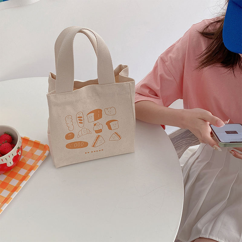 Wholesale Custom Canvas Lunch Bags Cute Printed Lunch Bags For Adults,Kids