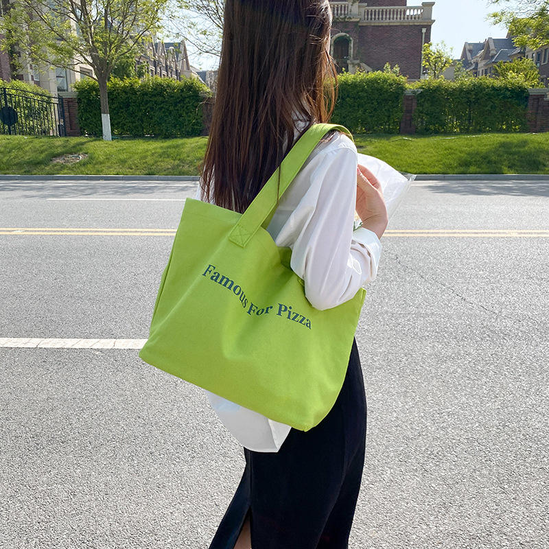 Large Cotton Tote Bags Plain With Custom Print For Women