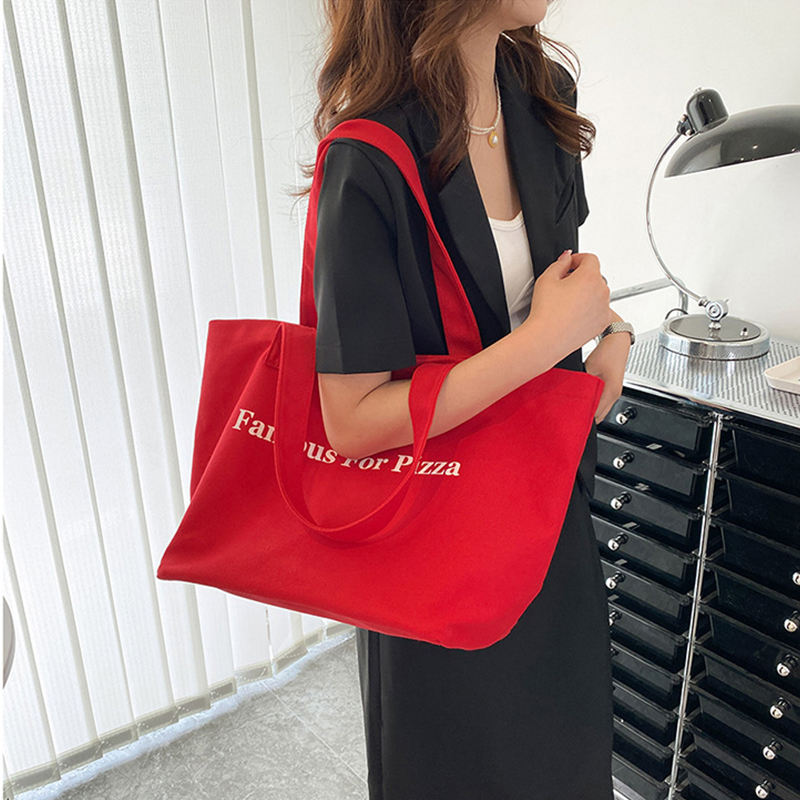 Large Cotton Tote Bags Plain With Custom Print For Women