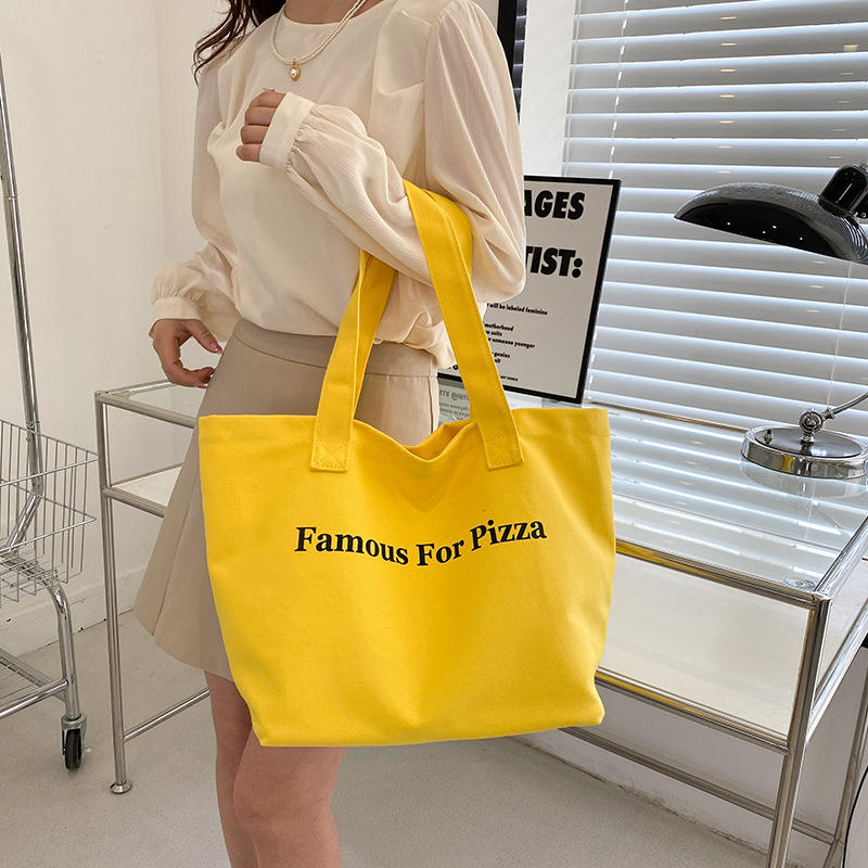 Large Cotton Tote Bags Plain With Custom Print For Women
