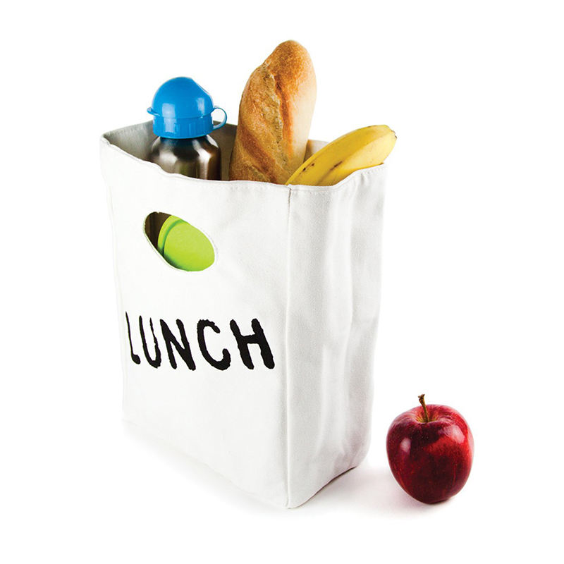 Wholesale Creative Printed Canvas Bag Lunch Bag Environmental Recycling Shopping Bag