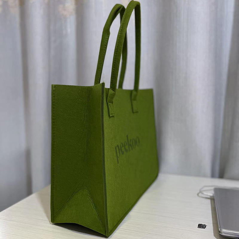 Hot Sale Large Capacity Fashion Creative Custom Felt Tote Bag For Shopping
