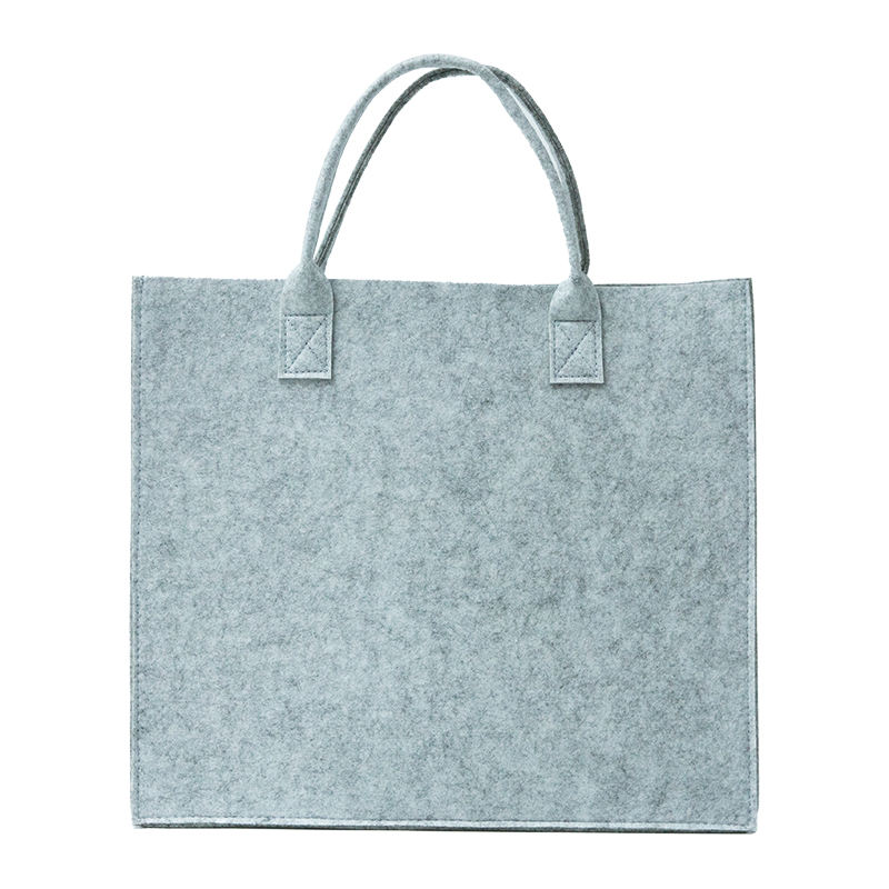 High Quality Eco-friendly Recycled Shopping Felt Tote Bag with Logo Custom