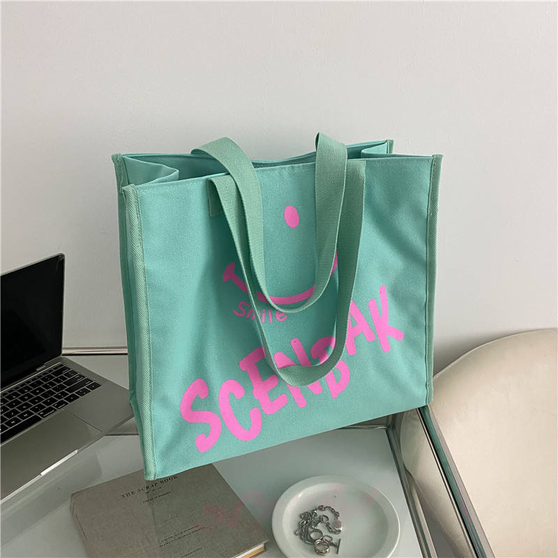 Eco Friendly Shopping Bag With Custom Logo Printed Grocery Bags