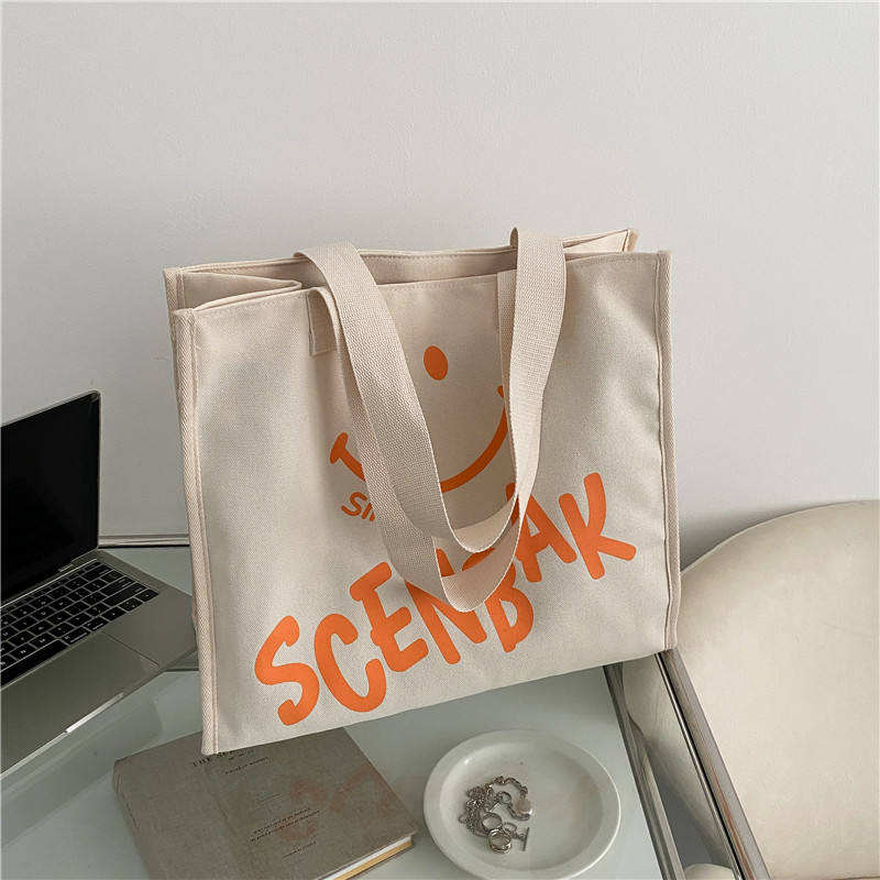 Eco Friendly Shopping Bag With Custom Logo Printed Grocery Bags